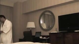 He brought a whore to the hotel and began to undress her