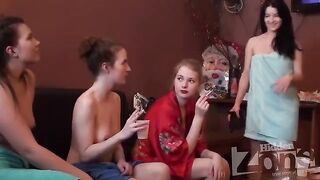 Russian guy fucked in hostel room with a camera