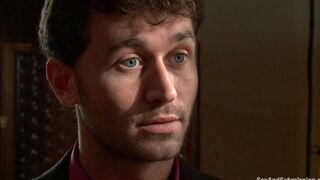 The man tied the girl and fucked her, a classic BDSM scene