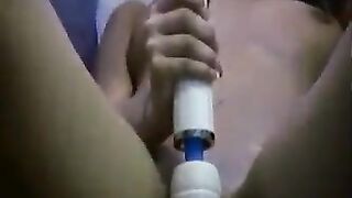 The second guy led the first masturbating his dick