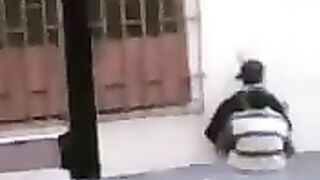 I wanted to fuck right on the street doorstep
