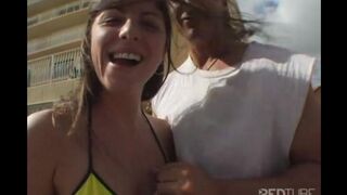 Fucked a girl after a walk on the bicycle, just great