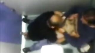 The camera in the toilet caught some daring action