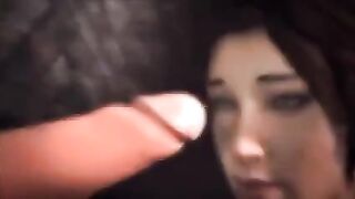 Tomb Raider Lara Croft gets fucked and spanked