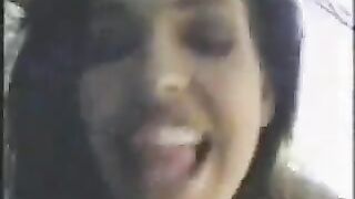 Beauty Ellie has sex with her friend on the island