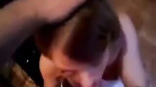 The guy did not expect that after a blowjob, he would finish like this