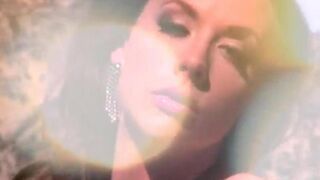A rich whore in stockings fucks in her ass