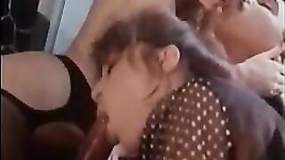 Mature beauties got ready for sex with a stranger