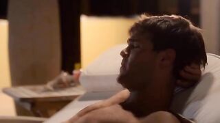 A selection of hot cumshots on the face of the sexy Jesse Rogers
