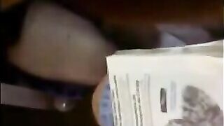 A man climbed up a girl and started to play with her pussy
