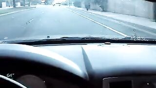 Nikki makes a blowjob right in the car, it was amazing!