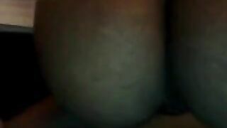 Girl demonstrated her big ass in the chat room
