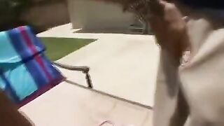Latin mature woman with big tits loves to get fucked in all holes