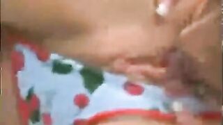A mature woman has a hard lesbian sex with a beauty
