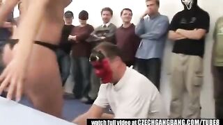 An abnormal model with a dirty mouth