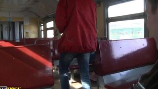 A pick-up on the train ended in a wild group scene