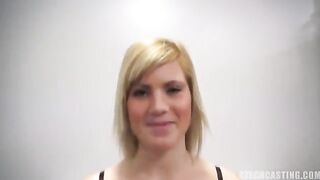 A young porn actress from the Czech Republic has a blowjob scene