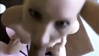 A chick who knows how to suck cock, and does it deep