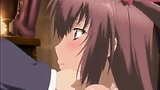 A man could not resist and sweated sex with a girl