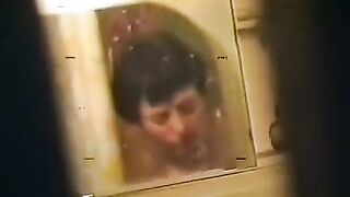 A drunken mother got fucked in the bath by a soldier