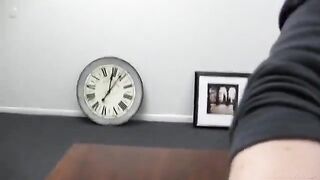 Girl with cancer at porn casting, has her first sexual audition ever