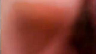 The guy stuck his friend’s dick in her mouth and made her give a blowjob