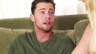 A masseur fucked in the ass blonde at the massage session