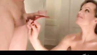 The powerful blowjob from stunning Wendy