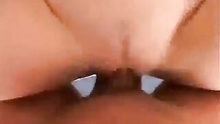 The girl was greatly satisfied by a guy’s cock