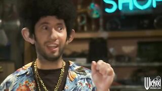 A sexy guy has sex with all these cows in one day