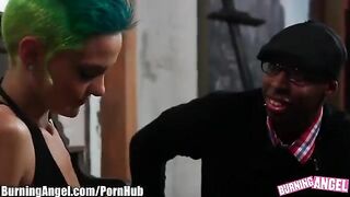 Hot anal meeting with an emo blondie model