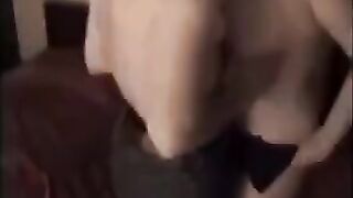 A pretty young girl is getting fucked by her handsome boyfriend