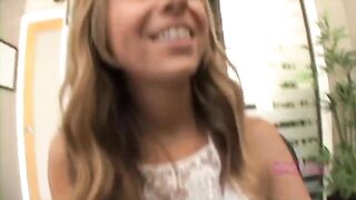 The girl was shown her boobs, but she sucked cock like a slut