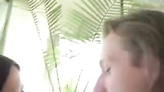 A pussy under the skirt without panties, shot with a camera