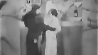 Threesome sex with two girls, as it was in 30s
