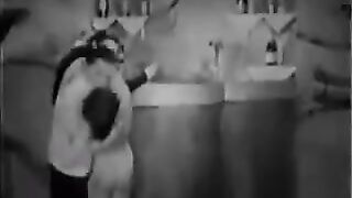 Threesome sex with two girls, as it was in 30s