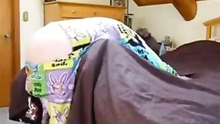 A girl with a passion for BDSM shows her hidden collection