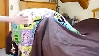 A girl with a passion for BDSM shows her hidden collection