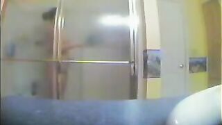 A girl took a shower not knowing that there was a hidden camera