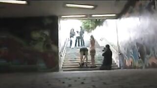 Diluted and harshly fucked on the way