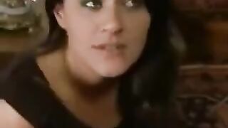 A husband punishes his disobedient wife and maid in a rough BDSM style
