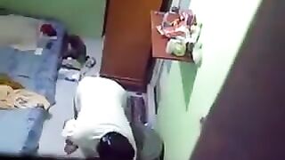A spy camera was secretly installed in the room of a girl in the hostel