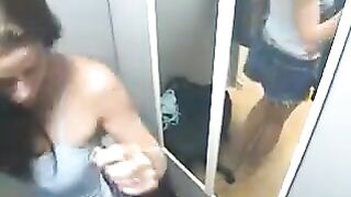A guy peeked at his naked sister with a hidden camera