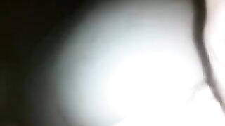 Babe agreed to sex at night, her eyes rolled back in orgasm