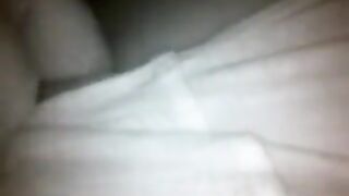 Babe agreed to sex at night, her eyes rolled back in orgasm