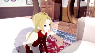 Jobless Reincarnation Mushoku Tensei Passionate creampie for Eris Greyrat (3D Hentai)