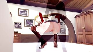 Jobless Reincarnation Mushoku Tensei Passionate creampie for Eris Greyrat (3D Hentai)