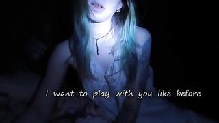 My stepsister came to play with me in a spooky roleplay