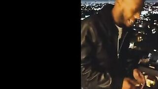 Skinny blonde babe Aria fucks with her neighbor with a big black cock
