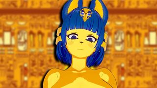 Ankha rides a huge dick in the latest episode of Ankha Hentai